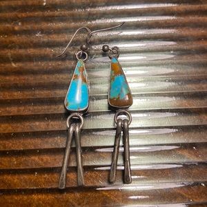 Turquoise & Sterling Silver Earrings